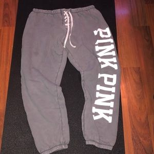 Lace up lounge pants.